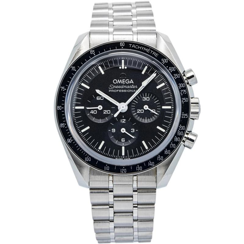 Omega Speedmaster Moonwatch 310.30.42.50.01.002 Sapphire Sandwhich Black 42mm: Condition: Pre-owned - Good: This item has been gently used but is in good condition. It might have a few signs of wear, like light scratches or tarnishing.. ,Brand: Omega,WARRANTY: 1 Year,CONDITION