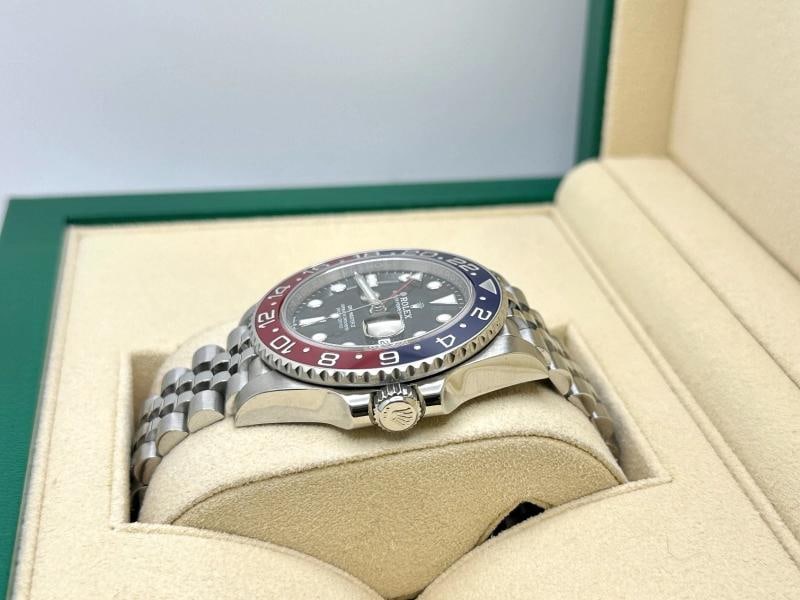 Rolex GMT Master II Pepsi 126710BLRO 40mm Red Blue Bezel Steel Jubilee Box Paper - 6