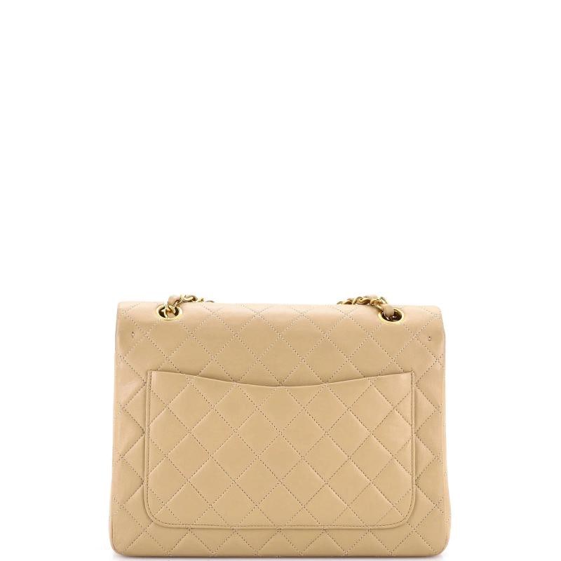 Chanel Vintage Square CC Flap Bag Quilted Lambskin Medium - 3