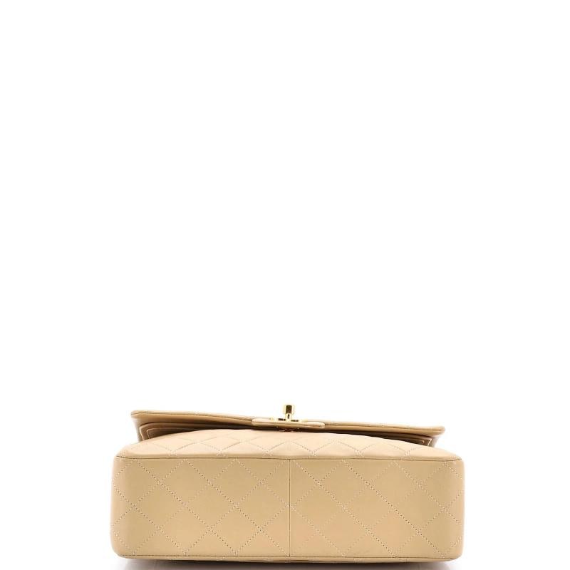 Chanel Vintage Square CC Flap Bag Quilted Lambskin Medium - 4