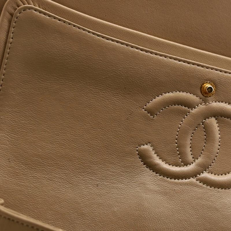 Chanel Vintage Square CC Flap Bag Quilted Lambskin Medium - 6