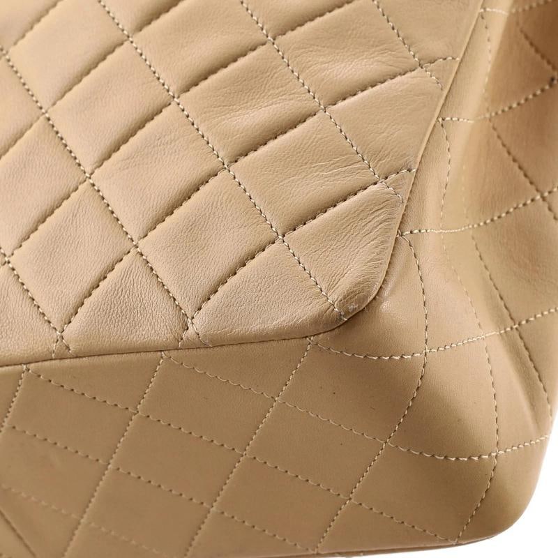 Chanel Vintage Square CC Flap Bag Quilted Lambskin Medium - 7