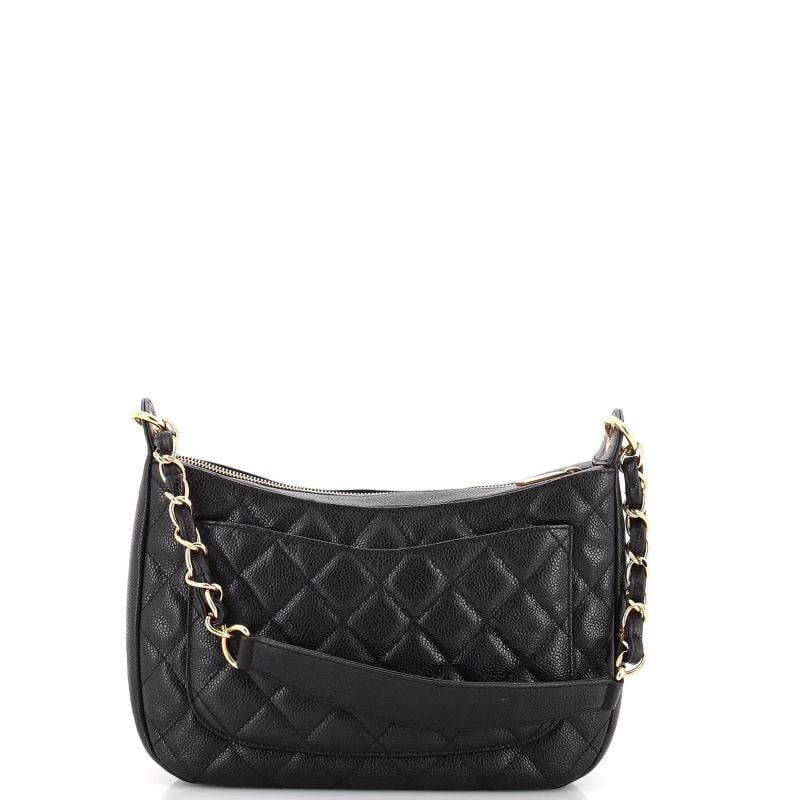 Chanel Timeless CC Chain Shoulder Bag Quilted Caviar Medium - 3