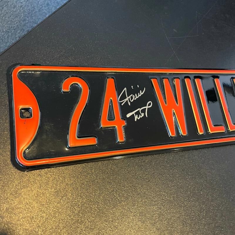 Willie Mays Signed Large Willie Mays Drive Street Sign Giants JSA COA - 3