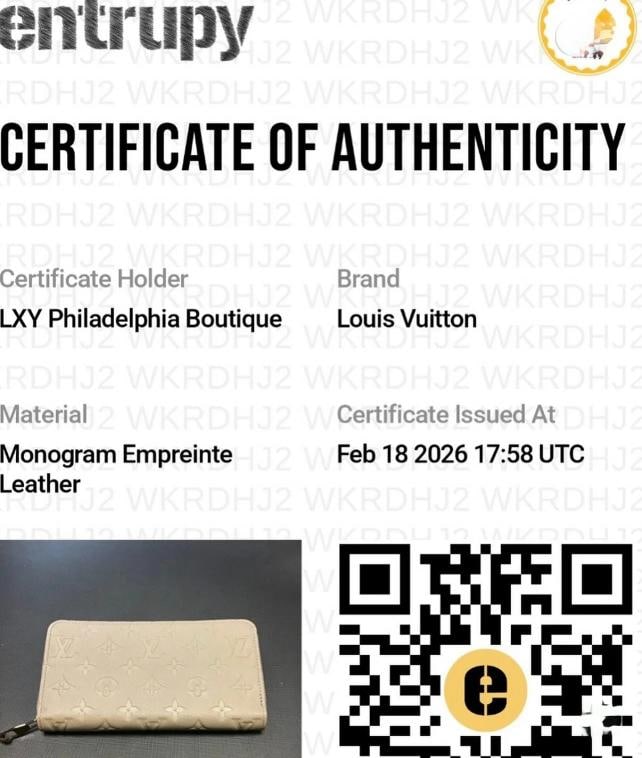 Louis Vuitton Zippy Long Wallet Turtledove Monogram Empreinte (2026) - 10