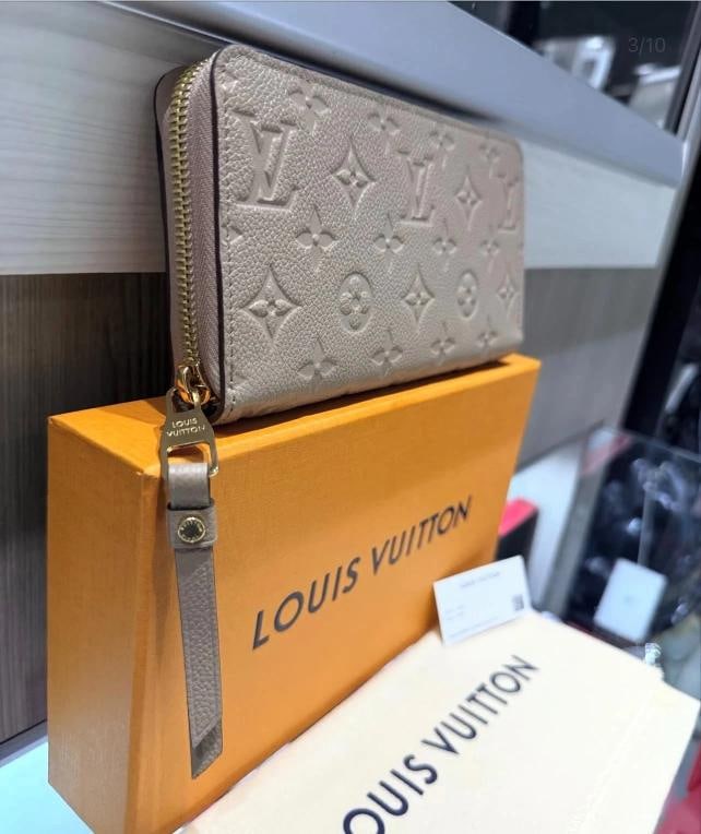 Louis Vuitton Zippy Long Wallet Turtledove Monogram Empreinte (2026) - 3