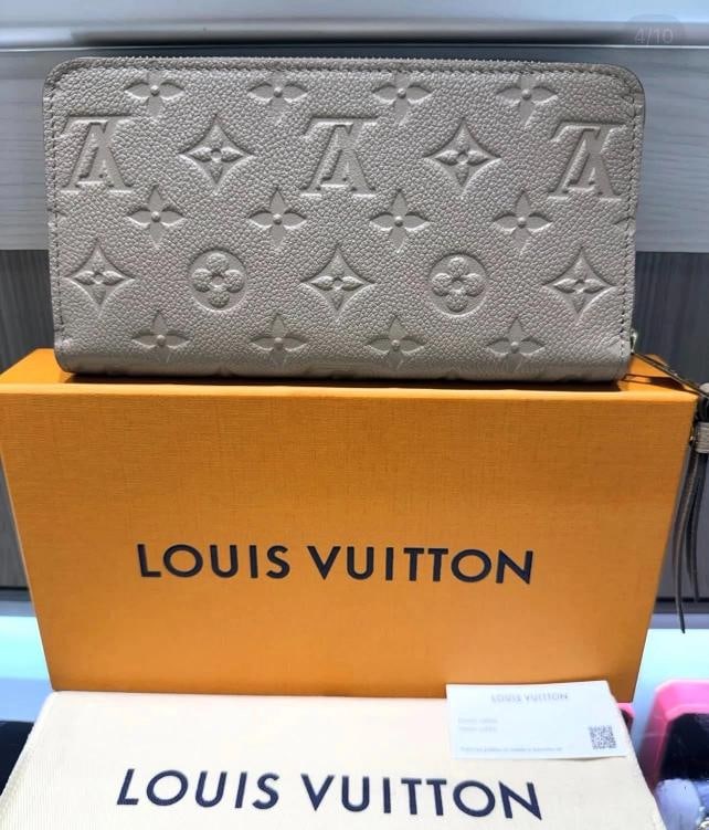 Louis Vuitton Zippy Long Wallet Turtledove Monogram Empreinte (2026) - 4