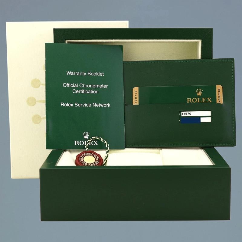 MINT 2011 PAPERS Rolex 16570 Black Steel 3186 Movement Explorer II 40mm Watch - 7