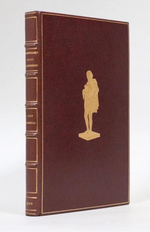 John Lord Campbell / Shakespeare's Legal Acquirements Considered 1st ed 1859 - 3
