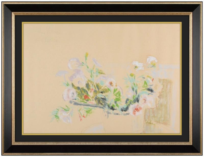 Hobson Pittman Original Pastel Painting Painting Flowers Signed Framed Artwork: Condition: Used,Artist: Hobson Pittman,Signed: Yes,Title: Petunias - Elm Cottage,Certificate of Authenticity (COA): Yes,Framing: Framed,Subject: Flowers,Type: Painting,Original/Licensed Reproduction: 