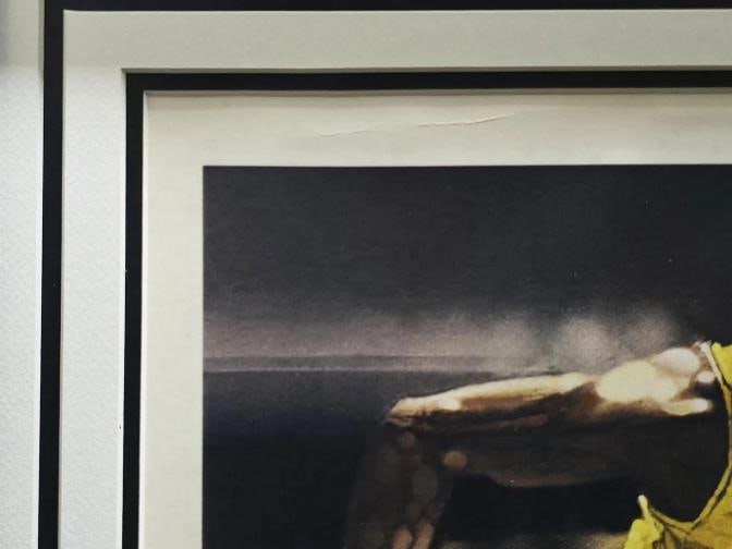 Wilt Chamberlain John Havlicek Auto Framed 18x22 Lithograph Photo #/1000 Beckett - 7