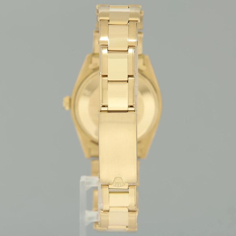 Rolex Date 34mm Oyster Perpetual 1503 Yellow Gold Champagne Watch Box - 5
