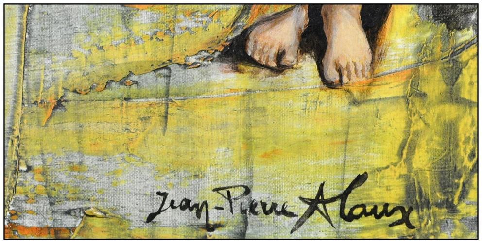 Jean Pierre Alaux Original Oil Painting On Canvas Surreal Signed Framed Artwork - 3