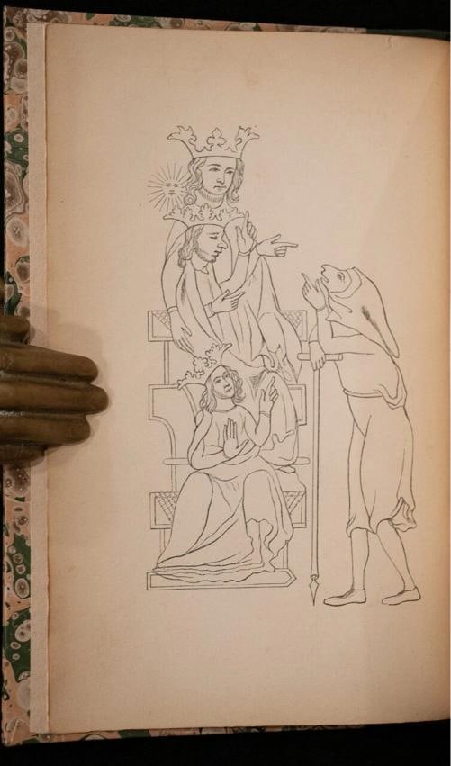 1851 Northern Mythology Odin Thor Loki Witches Fine Leather Bindings 1st Edition - 8