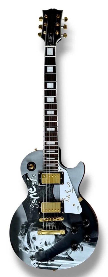 Peter Gabriel Signed Guitar Custom Graphics JSA COA Genesis Firth of Fifth - 2