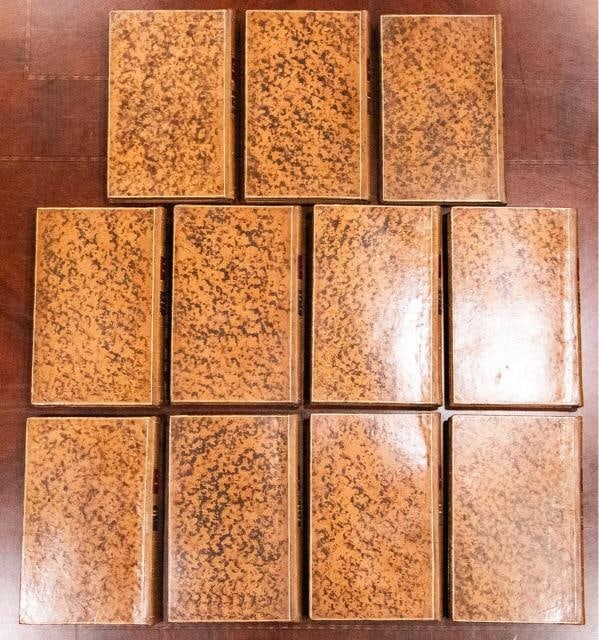 1825 Plays and Poems of WILLIAM SHAKESPEARE in Eleven Volumes Fine Leather - 4