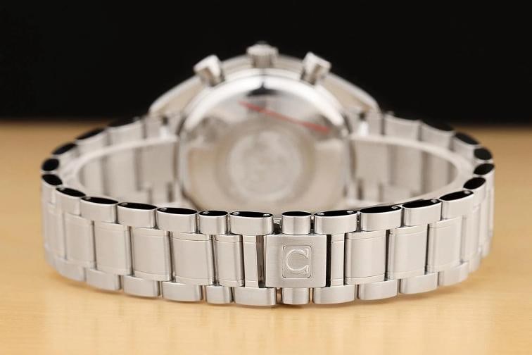 OMEGA MENS SPEEDMASTER DATE 39MM SILVER DIAL 3513.30 B&P STAINLESS STEEL WATCH - 6