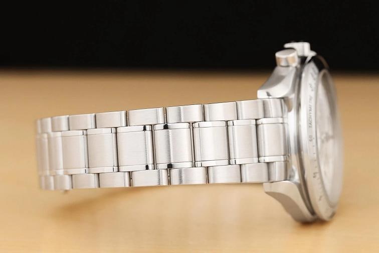 OMEGA MENS SPEEDMASTER DATE 39MM SILVER DIAL 3513.30 B&P STAINLESS STEEL WATCH - 9