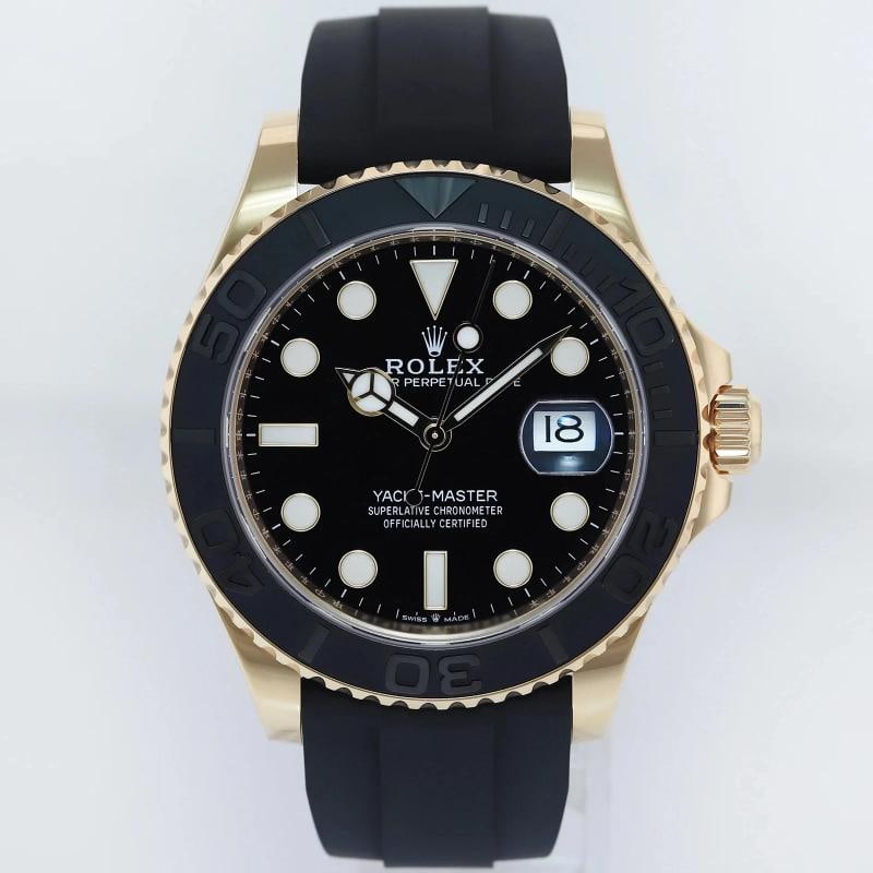 2022 NEW PAPERS Rolex Yacht-Master 226658 Yellow Gold 42mm Oysterflex Watch Box - 2