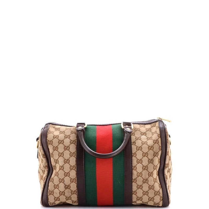 Gucci Vintage Web Boston Bag GG Canvas Medium - 3