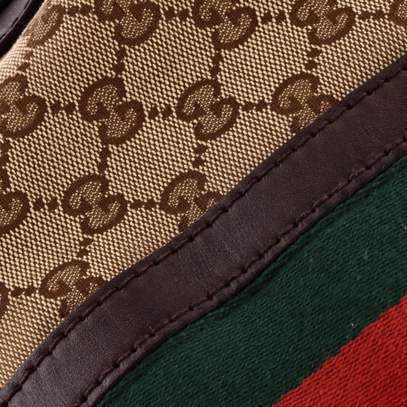 Gucci Vintage Web Boston Bag GG Canvas Medium - 6