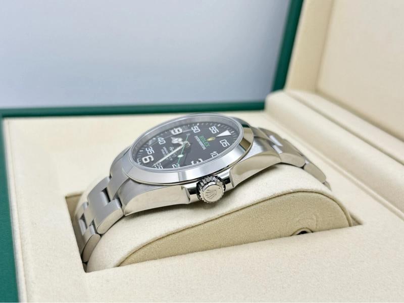 2026 Brand NEW Rolex Air King 126900 40mm Black Dial Stainless Steel Box Papers - 4