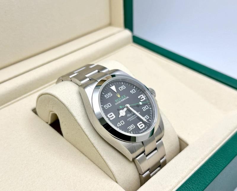 2026 Brand NEW Rolex Air King 126900 40mm Black Dial Stainless Steel Box Papers - 6