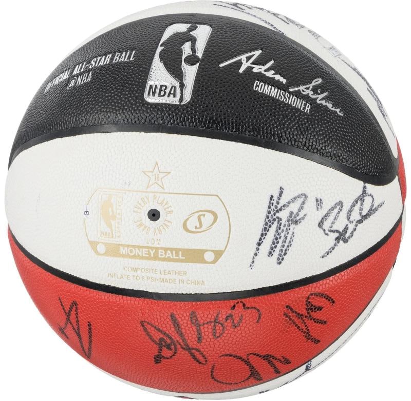 2016 All Star Game Team Signed Basketball Kobe Bryant Final AS Game Beckett COA - 4