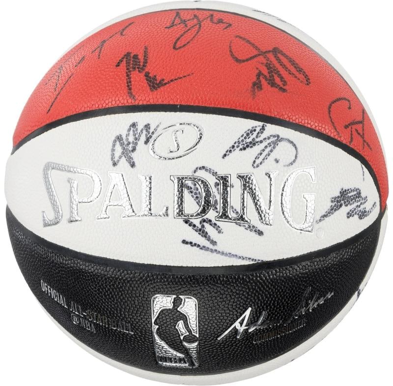 2016 All Star Game Team Signed Basketball Kobe Bryant Final AS Game Beckett COA - 6