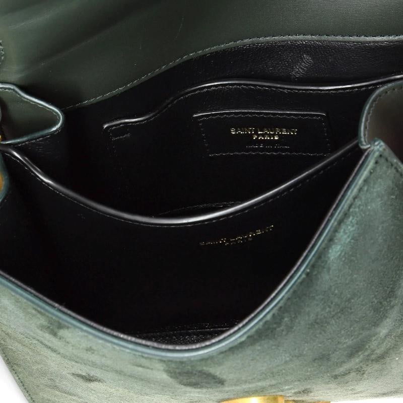 Saint Laurent Cassandra Top Handle Bag Leather and Suede Mini - 5