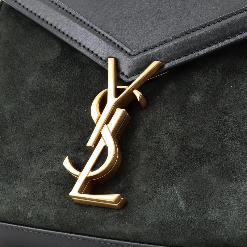 Saint Laurent Cassandra Top Handle Bag Leather and Suede Mini - 6