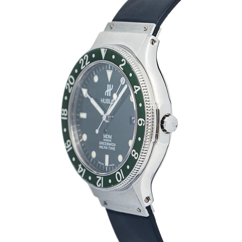 Hublot 1572 Classic MDM GREENWICH MEAN TIME Green Dial Watch 36mm - 3