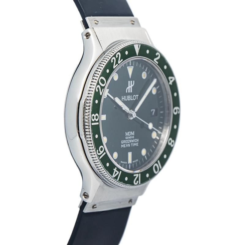Hublot 1572 Classic MDM GREENWICH MEAN TIME Green Dial Watch 36mm - 4