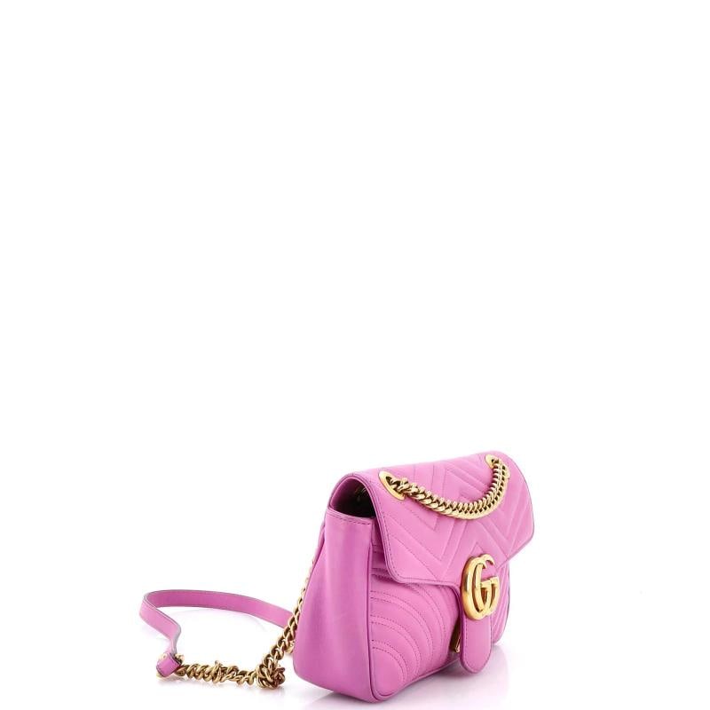Gucci GG Marmont Flap Bag Matelasse Leather Medium - 2