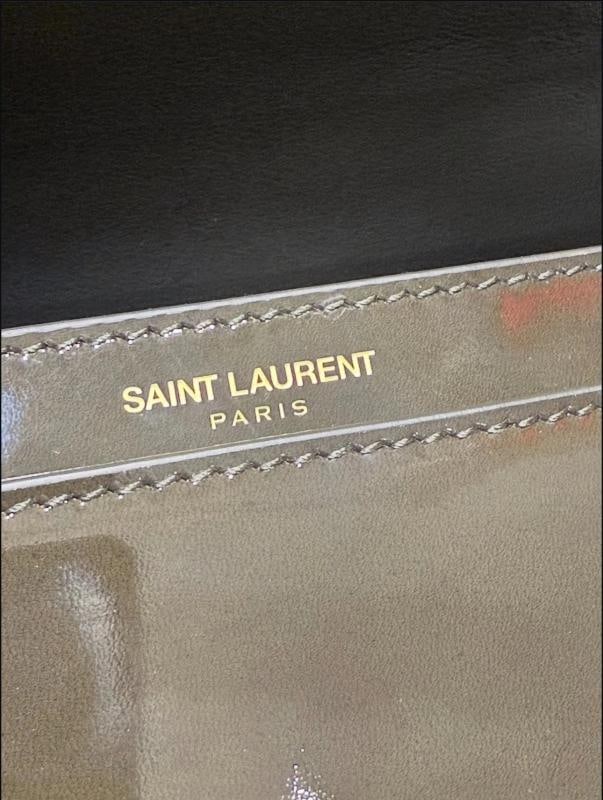 YSL Saint Laurent Mini Voltaire Shoulder Bag in Dark Vineyard Green - 10