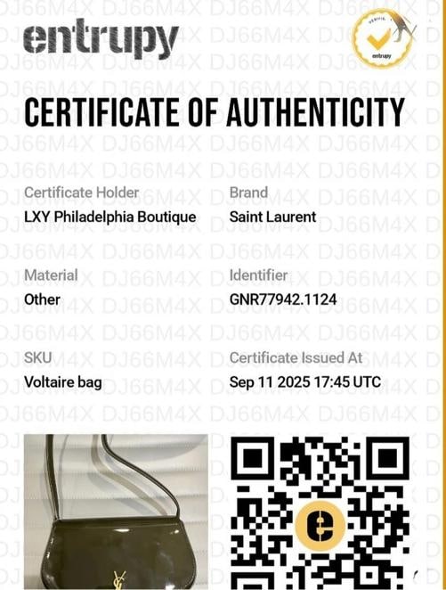 YSL Saint Laurent Mini Voltaire Shoulder Bag in Dark Vineyard Green - 12