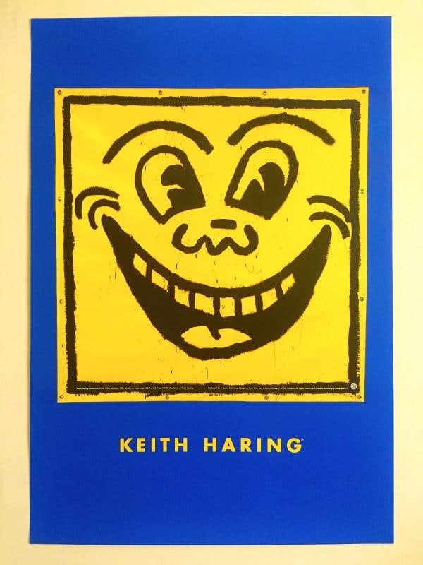 KEITH HARING ESTATE RARE 1993 LITHOGRAPH PRINT COLLECTOR POSTER " SMILE " 1981: Condition: New: A brand-new, unused, unopened, undamaged item (including handmade items). See the seller's listing for full details. ,Features: RARE OUT OF PRINT, " KH " ESTATE AUTHORIZED SEAL,Width (