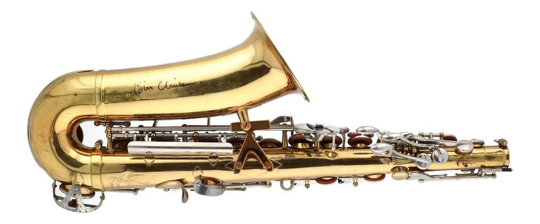President Bill Clinton Signed Autographed Saxophone With JSA COA - 5