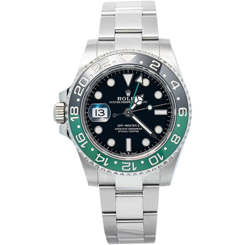 Rolex GMT Master II 126720VTNR 2023 Complete SS Black Dial Auto Men 40mm: Case Size 42mm Wrist Fit 7.75 inches Box Yes(2023) Papers Yes(2023) Condition Ã¢â‚¬â€ Used - Good Full Specifications Brand Rolex Customized No Serial #