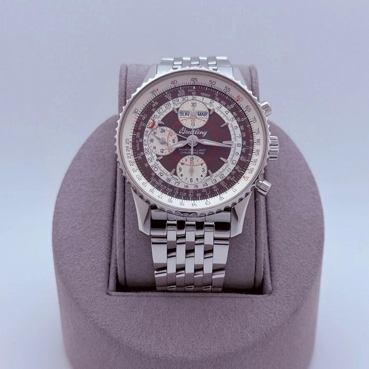 Breitling Montbrillant Datora A21330 43mm Bronze Dial Stainless Steel - 5