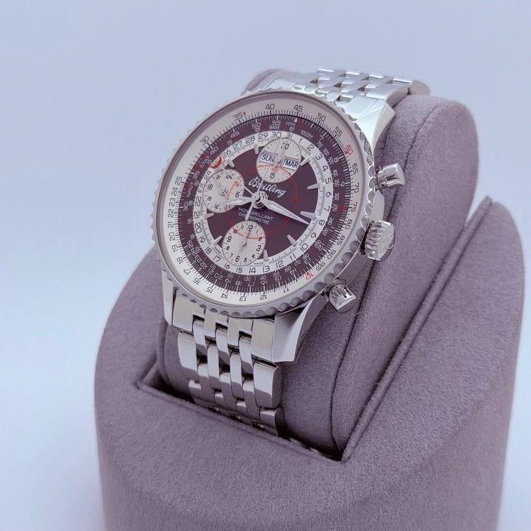 Breitling Montbrillant Datora A21330 43mm Bronze Dial Stainless Steel - 6