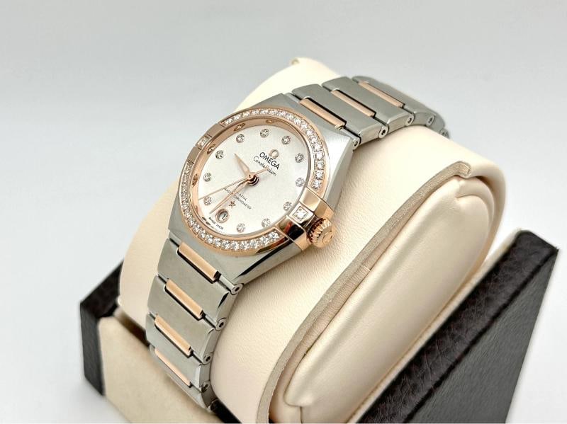 NEW 2026 Omega Constellation 131.25.29.20.52.001 Diamond Bezel 18K Gold Steel - 4