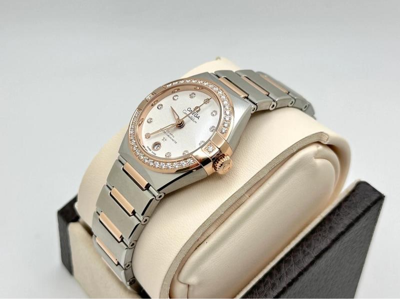 NEW 2026 Omega Constellation 131.25.29.20.52.001 Diamond Bezel 18K Gold Steel - 7