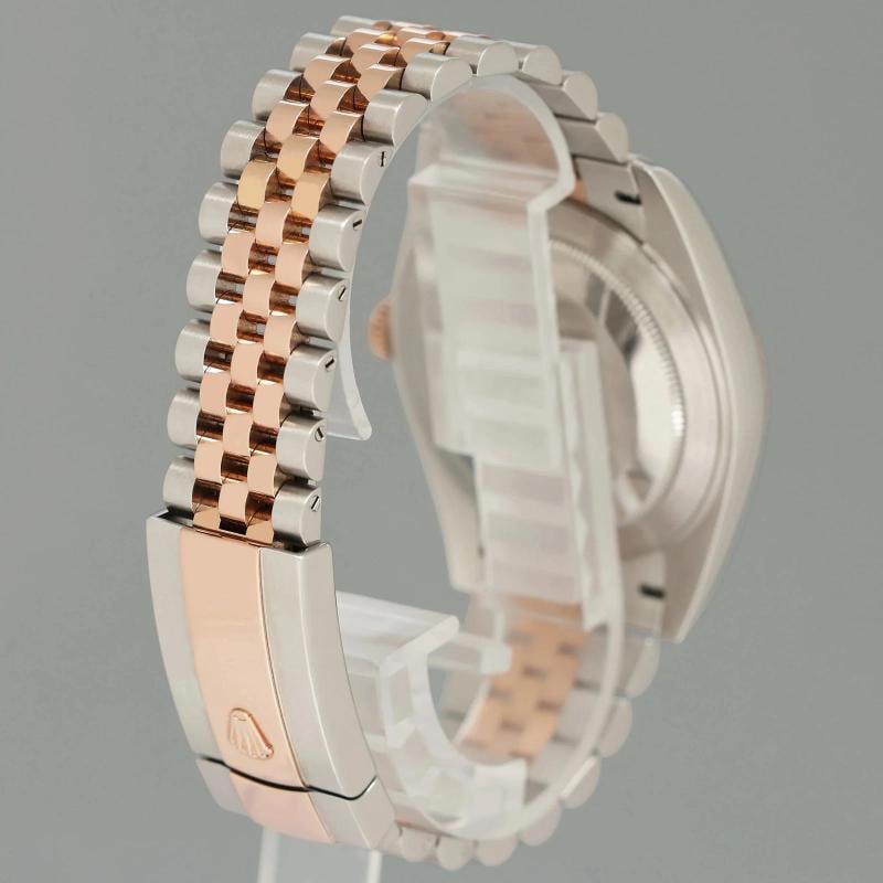 MINT Rolex DateJust 41 126331 Sundust Rose Gold Two-Tone Jubilee Watch Box - 5