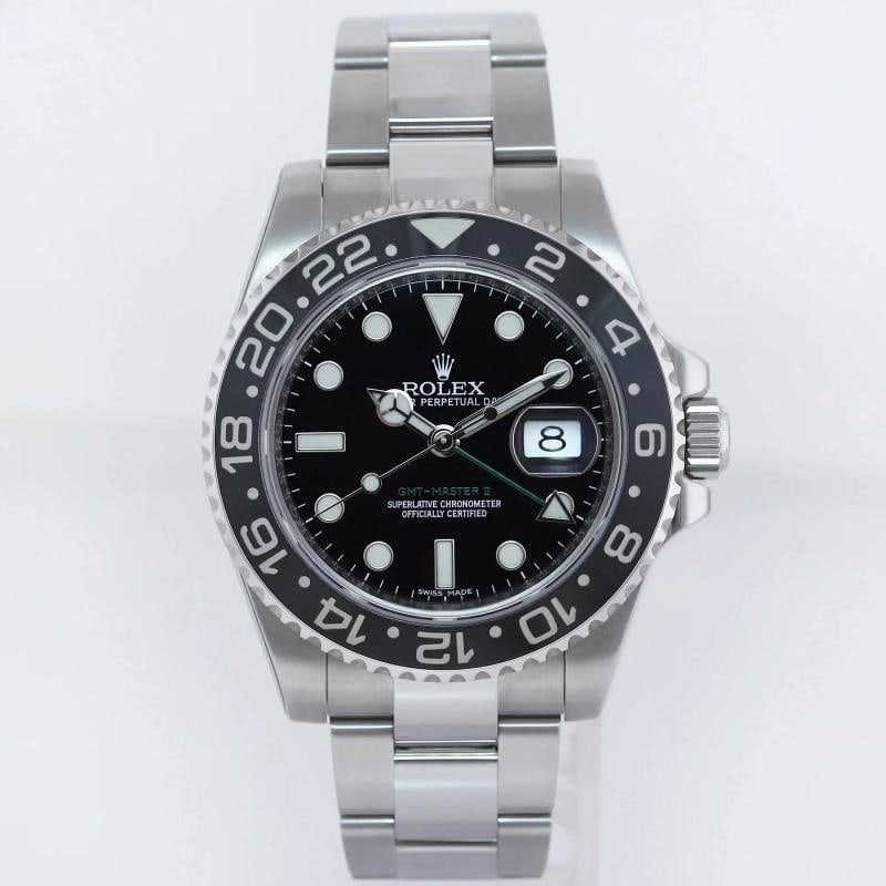 2015 MINT Rolex GMT Master II 116710 LN Steel Ceramic Black 40mm Watch Box - 2