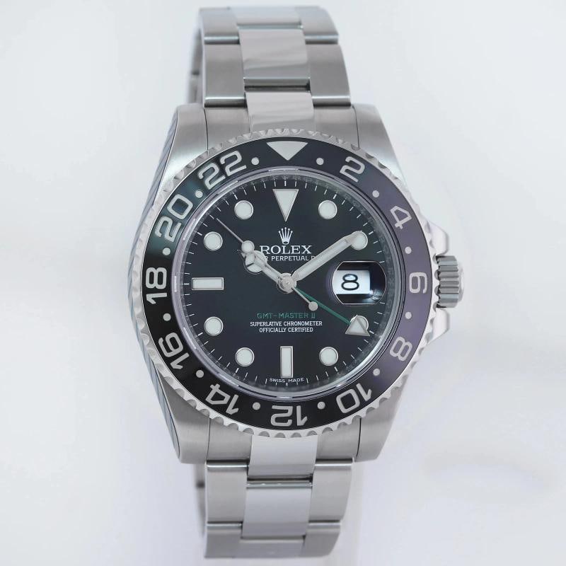 2015 MINT Rolex GMT Master II 116710 LN Steel Ceramic Black 40mm Watch Box - 3