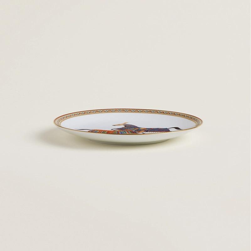 NEW HERMES CHEVAL D'ORIENT PAIR OF BREAD & BUTTER PLATES #P009812P BRAND NIB F/S - 3