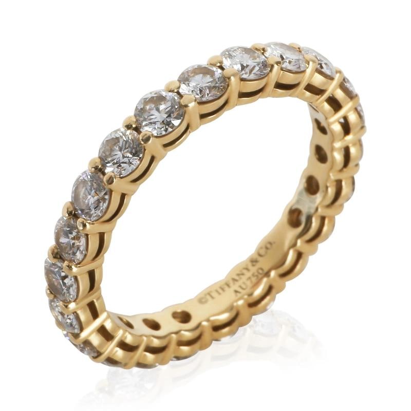 Tiffany & Co. Yellow Gold Diamond Tiffany Forever Eternity Band - 4