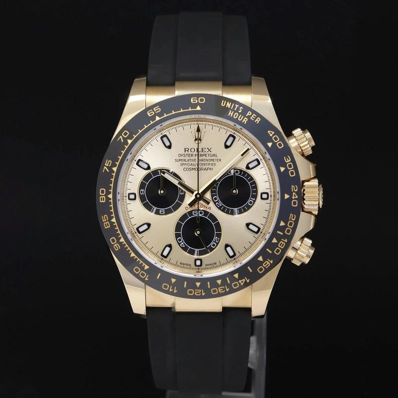 2021 MINT Rolex Daytona 116518LN Yellow Gold Pikachu Ceramic Watch Box - 2