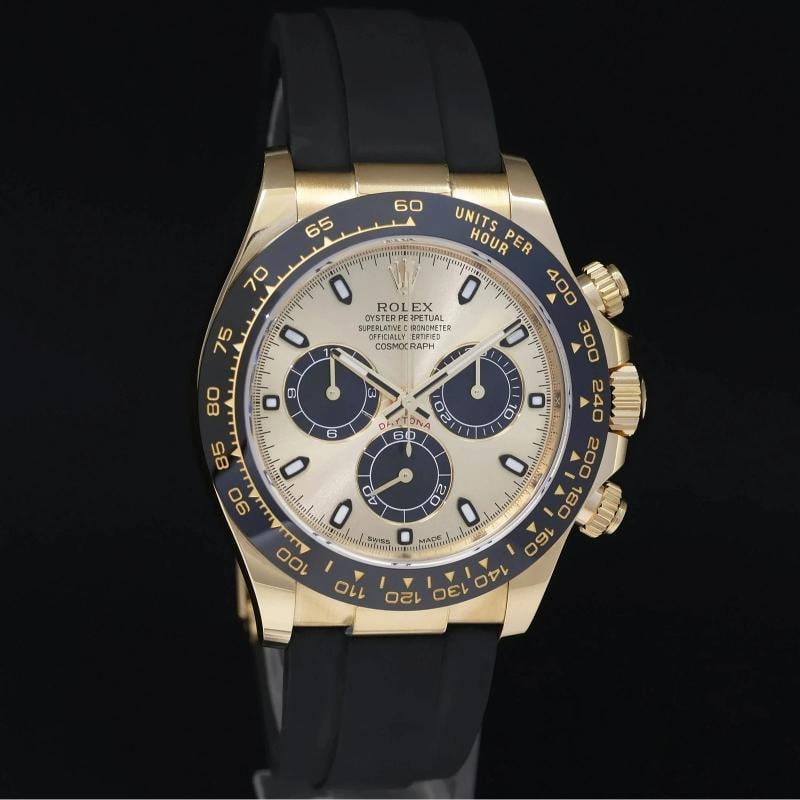 2021 MINT Rolex Daytona 116518LN Yellow Gold Pikachu Ceramic Watch Box - 3